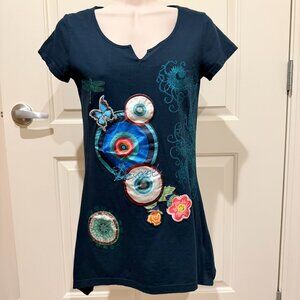 LN Desigual Girl's Cotton Tunic, sz 13/14